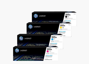 Tóner de Color CF530A CF531A CF532A CF533A 205A para Impresora Color LaserJet Pro M154a M154nw <span class=keywords><strong>MFP</strong></span> M180n M180nw <span class=keywords><strong>M181fw</strong></span>, Paquete de 4 - Product Image 2