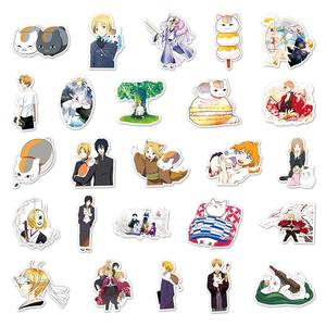50pcs Anime Autocollants Auto-Adhésif Étanche Baiser Coupe Auto-Adhésif Étiquette Impression <span class=keywords><strong>Natsume</strong></span>'s Book Of Friends Cartoon Sticker - Product Image 4