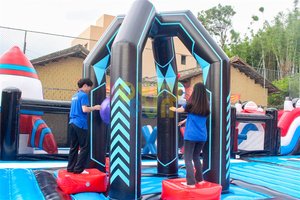 JOYFUL FUN Giant modèle Guangzhou usine château gonflable aire de jeux avec grand toboggan pour parc d'attractions - Product Image 3
