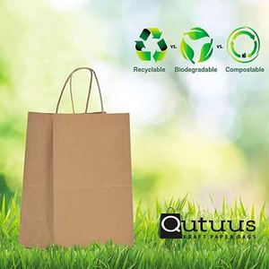 Sac fourre-tout portable en papier kraft durable pour vêtements, chaussures, chaussettes, emballage, cadeau populaire, artisanat avec impression offset à chaud - Product Image 3