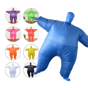 풍선 성인 턱시도 점프 슈트 할로윈 파티 코스프레 의상 코스프레 및 축제를위한 블로우 업 원피스 - Product Image 2