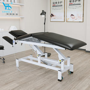 Mesa de Tracción Lumbar Eléctrica SONKLY, Camilla de Tracción Ortopédica para Fisioterapia, Cama de Tratamiento de Fisioterapia Cervical para Hospital - Product Image 1
