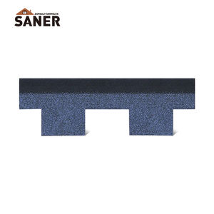 Bardeaux de toiture architecturaux gothiques modernes Tuiles de bitume bleu océan Matériaux de construction renforcés imperméables Hôtel d'extérieur - Product Image 1