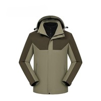 Veste d'hiver unisexe OEM ODM à capuche imperméable coupe-vent 3 en 1 pour le camping en plein air, la randonnée, l'escalade et les sports