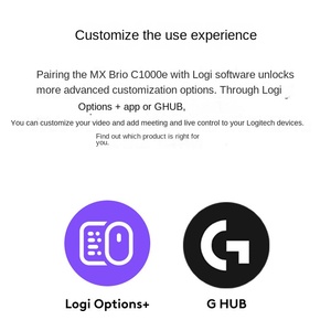 Webcam USB 4K Ultra HD 8 Mégapixels pour Streaming en Direct MX Brio – Caméra de Conférence Vidéo pour Bureau et Streaming - Product Image 2