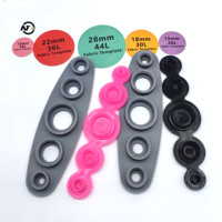 Kit de Herramientas de Costura 5 en 1 para Manualidades con Botones de Plástico ABS Recubiertos, Recursos Completos