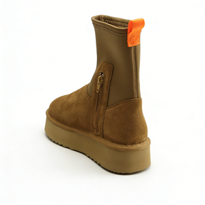 <span class=keywords><strong>Bottes</strong></span> <span class=keywords><strong>de</strong></span> <span class=keywords><strong>neige</strong></span> en gros, vente directe d'usine OEM/ODM, cuir <span class=keywords><strong>de</strong></span> vache, double face en peau <span class=keywords><strong>de</strong></span> mouton, chaussures d'hiver chaudes pour femmes, logo personnalisé - Product Image 4