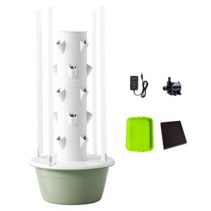 Tour hydroponique de jardin vertical à 9 couches Technologie agricole d'<span class=keywords><strong>intérieur</strong></span> avec lumière de culture LED et pompe pour une culture efficace des plantes - Product Image 3