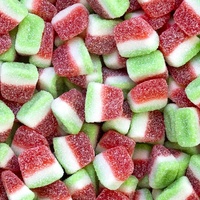 Bonbons Gélifiés Halal en Gros, Assortiment de Fruits, Pastèque, Acidulés, en Vrac, Très Demandés