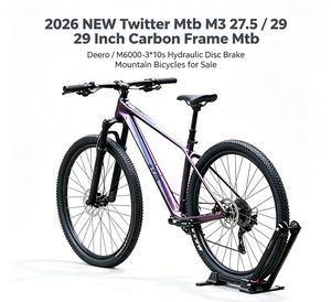 2026 新款 Twitter <span class=keywords><strong>Mtb</strong></span> M3 27.5 29 英寸碳纤维车架 <span class=keywords><strong>Mtb</strong></span> Deore/m6000-3*10s 液压碟刹山地自行车出售 - Product Image 1