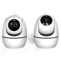 ABM501 Moniteur pour bébé longue portée 5 pouces 720P |   Caméra pour bébé sans fil 2,4 GHz, suivi humain, vision nocturne, audio bidirectionnel, alarme de pleurs