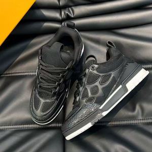 Série de skateboards classiques, baskets de créateur de haute qualité, en cuir, semelle épaisse, chaussures de skate originales de marque exquise - Product Image 5