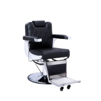 Produits de Salon de beauté coiffure moderne Salon de coiffure équipement choses de coiffeur Style de construction emballage roues de bureau chaise de barbier