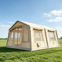 Tente de camping gonflable portable à structure pneumatique pour la famille, idéale pour les voyages, la randonnée, le camping en voiture, fournisseur en gros pour événements de fin de semaine