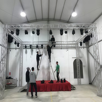 Scène pliable portable Layher en acier de haute qualité, conception de cadre modulaire léger sur mesure, installation rapide, capacité de charge de 750 kg