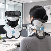 Ayarlanabilir Boyun Gergisi Servikal Traksiyon Cihazı Ofis Çalışanları İçin Isıtmalı Teknolojik Boyun Rahatlatıcı Ergonomik Ev Tipi Alphay JQAH-6