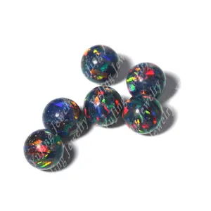 Fashion High Quality Opal Colorful Half Ball Shape Synthetic Opal Lab Gem For Jewelry