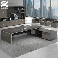 Bureau de Direction Moderne de Luxe pour Manager Patron – Table Exécutive de Bureau