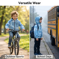 Veste coupe-vent pour enfants, veste légère pour l'extérieur, fournisseur
