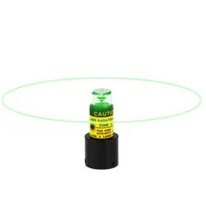 High End 520nm 10mw 360 degree 360 glass lens green line laser module industrial Laser lighting display/laser level