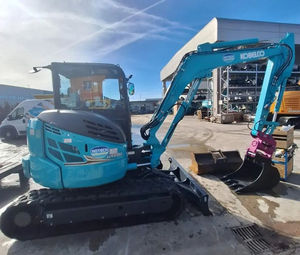 รถขุดขนาดเล็ก Kobelco Sk55 มือสอง 5.5 ตัน ระบบไฮดรอลิก ตีนตะขาบ เครื่องยนต์เกียร์บ็อกซ์มอเตอร์จากญี่ปุ่น - Product Image 5