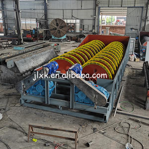 砂と砂利の泥分離に便利なポリウレタン耐摩耗性の二重螺旋砂洗浄機 - Product Image 3