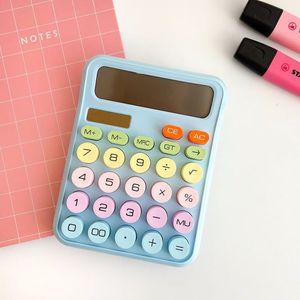 Calculadora colorida con botones grandes para estudiantes y uso en la oficina - Product Image 1