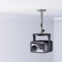   Support de montage de projecteur de plafond inclinable réglable C6 avec capacité de charge de 8 kg, support en aluminium aéronautique pour projecteur C1 C2 C3