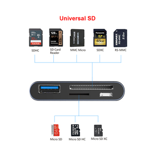 Colorii Hub <span class=keywords><strong>4</strong></span> Cổng USB 3 0 Hub Chia Tốc Độ Cao Hub Type-C <span class=keywords><strong>Mini</strong></span> Với Đầu Đọc Thẻ <span class=keywords><strong>SD</strong></span> TF Cho <span class=keywords><strong>Ipad</strong></span> - Product Image 4