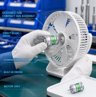 Moteur CC sans balais BLDC BA28 12V 24V 8W avec capteur Hall intégré pour pièces de mini ventilateur de bureau OEM ODM