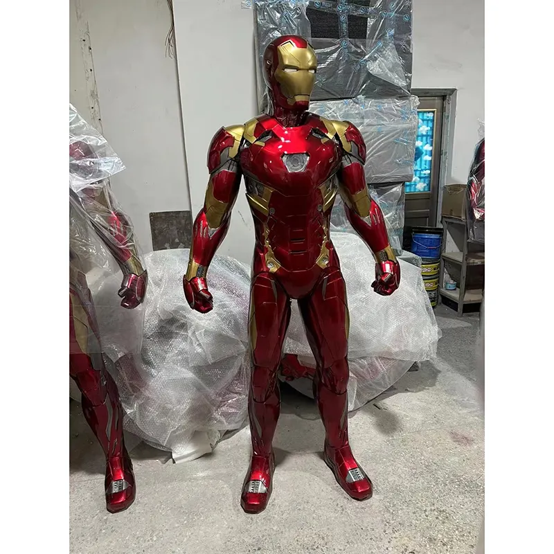 Cuộc Sống Kích Thước Tony Stark Sắt Người Đàn Ông Marvel Nhựa Bức Tượng Lớn Trong Nhà Trung Tâm Mua Sắm Sân Chơi Trang Trí Đạo Cụ Cho Bán