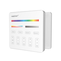 Télécommande murale intelligente sans fil 2,4 G à 4 zones B4 RGB+CCT pour panneau intelligent