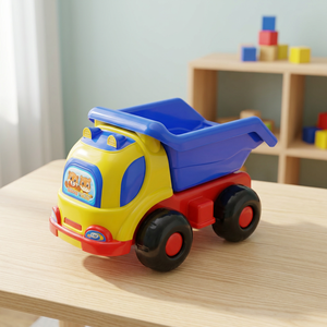 TOYBOLA Camión Volquete de Plástico para Niños, Juguete de Construcción, Set de Juego para 2-4 Años, Empacado en Malla, Fácil de Empujar - Product Image 3