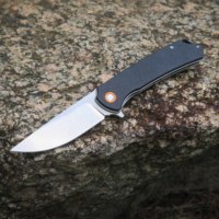 Couteau pliant texturé EDC à prix d'usine, manche G10 coloré, lame en acier – Le meilleur cadeau pour le camping et les activités de plein air