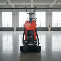 Meuleuse à béton haute performance de 630 mm avec aspirateur, machine de préparation de sols époxy sans poussière