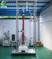 Colonne de distillation et de rectification en verre de laboratoire 1L 2L 3L 5L 10L 20L pour extraction et réaction