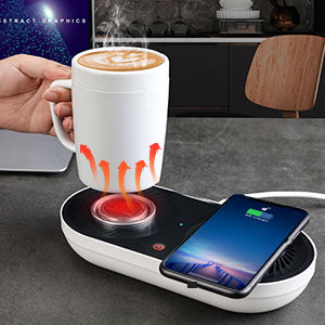 แก้วอุ่นและเย็นกาแฟอัจฉริยะสำหรับโฮมออฟฟิศ รุ่นใหม่ล่าสุด ปี 2024 รับประกัน 1 ปี - Product Image 3