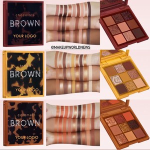Palette de fards à paupières en gros 9 couleurs marron Maquillages-<span class=keywords><strong>original</strong></span> Kits de maquillage Palette de fards à paupières personnalisable avec logo - Product Image 3