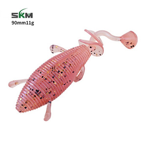 เหยื่อตกปลา <span class=keywords><strong>SKM</strong></span> ขายดี ขนาด 90 มม. น้ำหนัก 11 กรัม เหยื่อปลอมนิ่มสำหรับตกปลาทะเล เหยื่อตกปลาบาส เหยื่อปลอมนิ่ม - Product Image 1