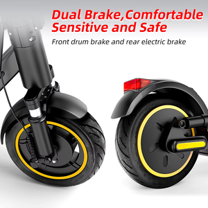 Trottinette électrique haut de gamme 500W avec contrôleur à onde sinusoïdale, accélération fluide, pneus de 10 pouces, double suspension - Product Image 2
