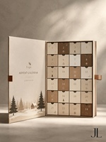 Emballage de calendrier de l'avent avec logo personnalisé, boîtes cadeaux haut de gamme, fournisseur et fabricant de boîtes aveugles de Noël personnalisées
