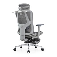Chaise de bureau ergonomique avec dossier détachable et structure en nylon pour le bureau à domicile et les projets commerciaux