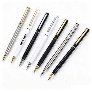 Personalized Metal Ballpoint <b>Pen</b> With Custom Text Wedding Favor and Ceremony Gift for Employee Recognition Awards - Product Image 1