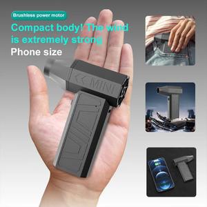 Souffleur d'air puissant Violent Fan 105000RPM, aspirateur de poussière, charge Type-C, vents forts 26m/s, souffleur turbo sans balais - Product Image 2