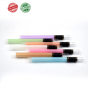 מדבקת לוגו בהתאמה אישית 109 מ\\\"מ 98 מ\\\"מ 84 מ\\\"מ קלאסי חום זכוכית צבעונית לא מולבנת פיה לעישון קונוסים מוכנים מראש וגלגולים טיפים פרימיום - Product Image 1