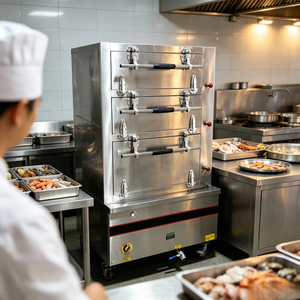 Máquina Comercial de Vaporización de Mariscos para Cangrejo, Langosta, Camarones, Gambas, Pescado, Ostras, Vieiras, Caracoles, Conchas, <span class=keywords><strong>Almejas</strong></span> - Product Image 1