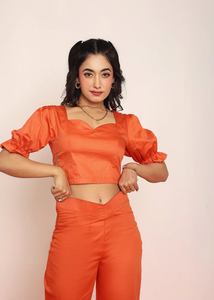 Top Corto con Recortes Florales para Mujer, Blusa Elegante de Verano, Moda Casual para Fiestas, Top Chic para Salir - Product Image 2