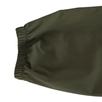 Veste décontractée pour homme de haute qualité, vert olive, col montant, résistante aux plis, coupe-vent zippé, personnalisable