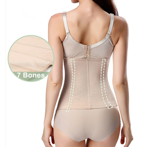 Faja Reductora de Cintura Transpirable para Mujer, Estilo Diario, Color Nude y Negro, Sin Costuras, Control Firme, Corsé Moldeador - Product Image 6