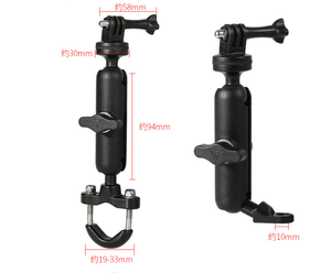 Per <span class=keywords><strong>Go</strong></span> <span class=keywords><strong>pro</strong></span> 11 10 9 accessori per moto supporto per manubrio supporto per specchietto per bicicletta staffa per bici Action Camera - Product Image 3